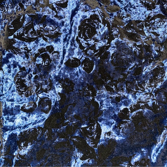 Modcloth 1X Suits You Well Crushed Velvet Floral Print Plus Bodysuit NWT - Picture 5 of 7